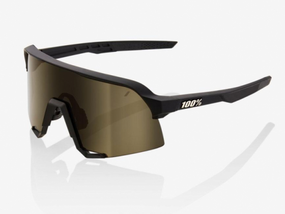 Oculos 100 S3 Preto Lentes Gold
